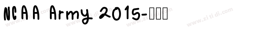 NCAA Army 2015字体转换